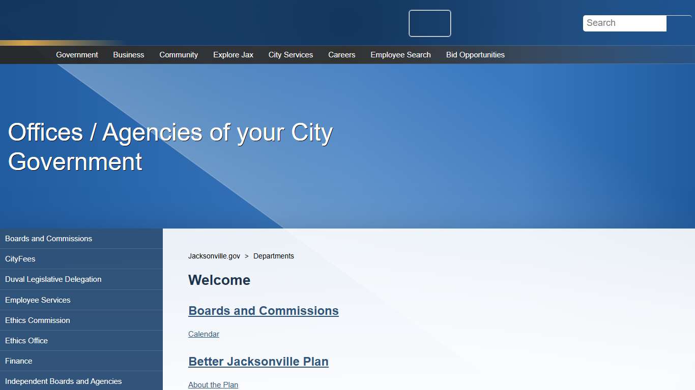 Jacksonville.gov - Departments